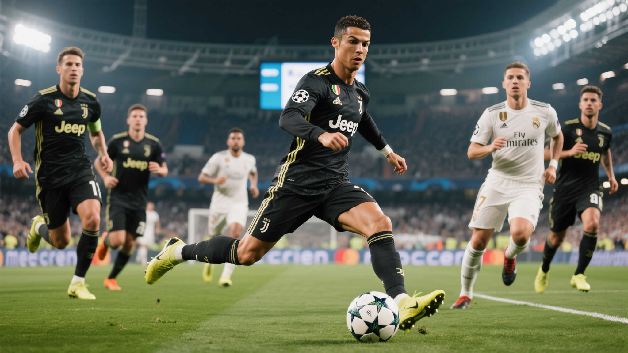 足球是一项需要团队合作精神支撑的大型运动，但个人闪